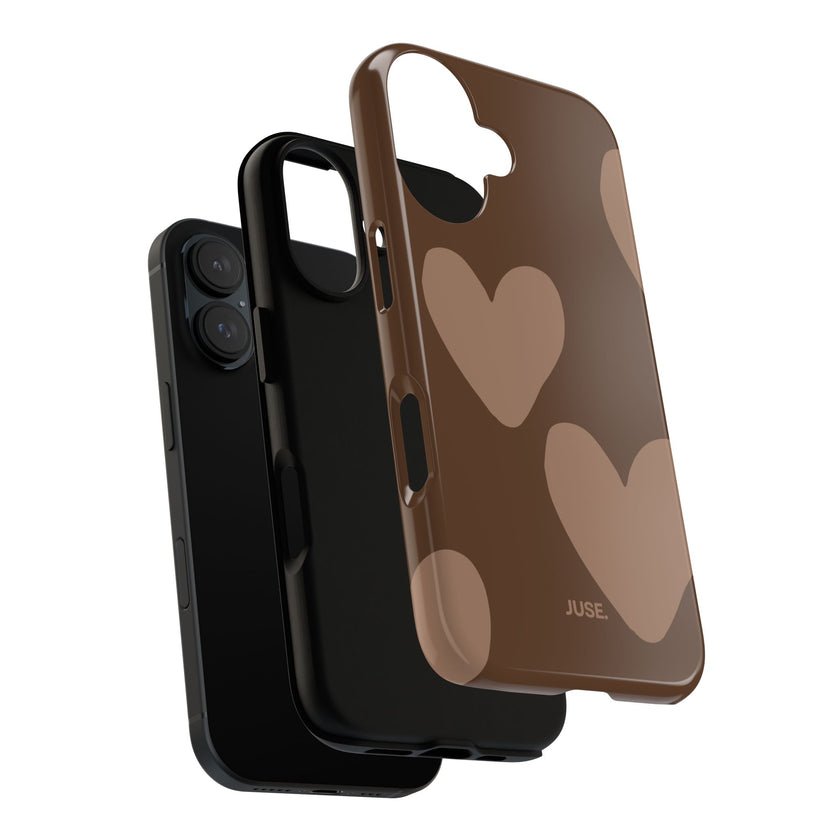 brown hearts