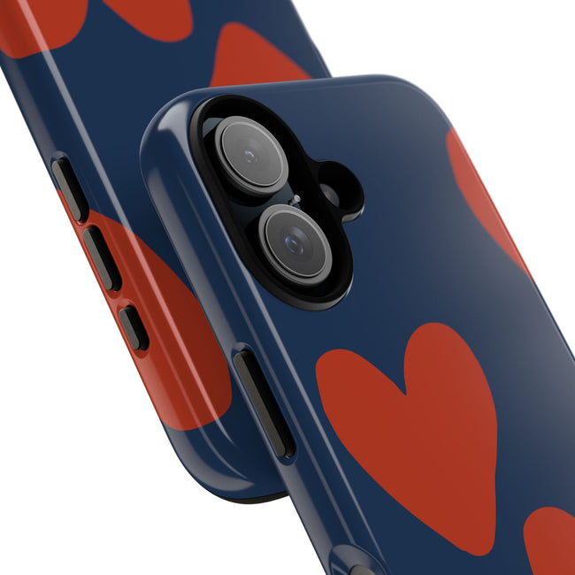 red hearts