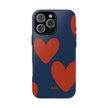 red hearts