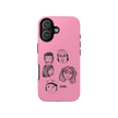 pink faces