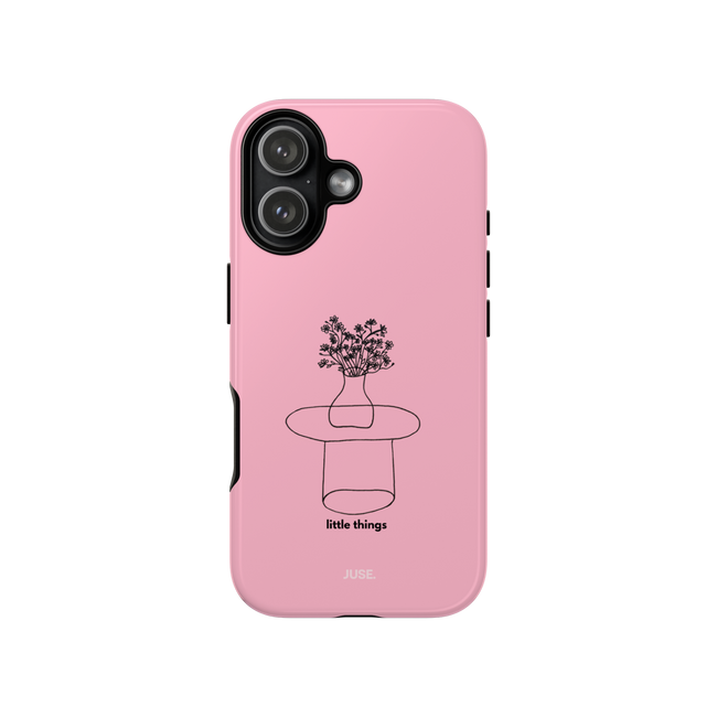 pink vase