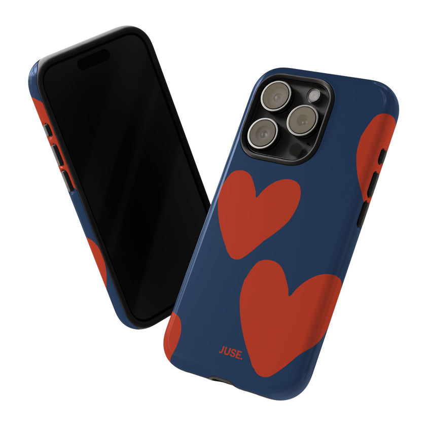 red hearts